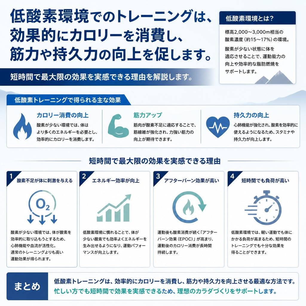 低酸素トレーニングの効果とは？