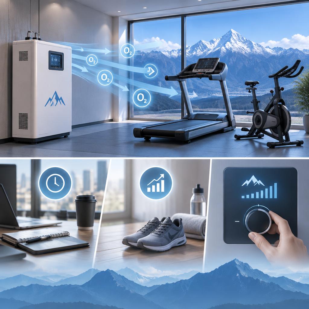 短時間でも効率を目指す、PLUS FITの低酸素トレーニング