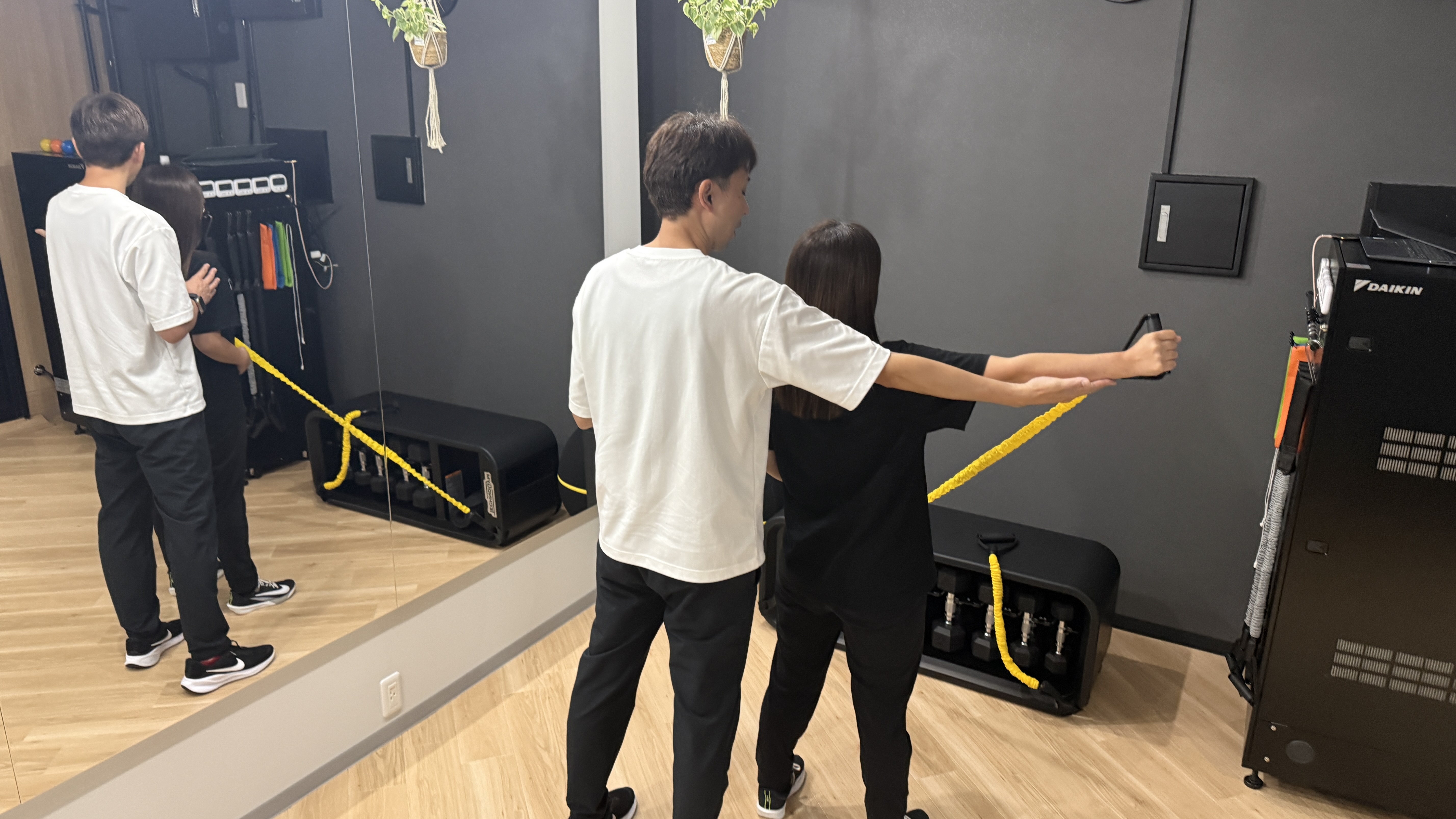 正しい姿勢でのトレーニング